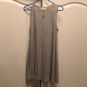 Gray shift dress